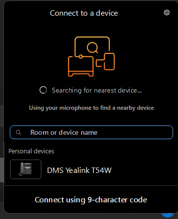 Options to connect your handset to the Webex Desktop App