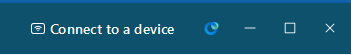 Connect to a device option in the top right of the webex desktop app. 