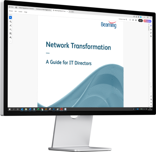 Network Transformation Report on Screen